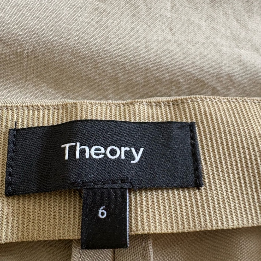 Theory Beige Stone women’s pants - Picture 2 of 5